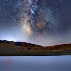 Nemrut'taki g&ouml;ller ve yıldızlar g&ouml;renleri hayran bırakıyor 