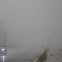 Bolu Dağı&rsquo;nda etkili sağanak ve sis