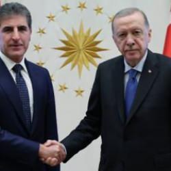 Cumhurbaşkanı Erdoğan, Barzani'yi kabul etti