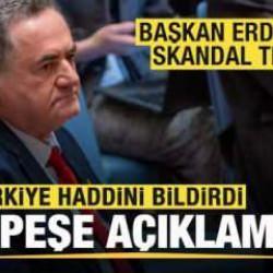 İsrailli bakandan Erdoğan'a tehdit! Türkiye haddini bildirdi! Peş peşe mesajlar