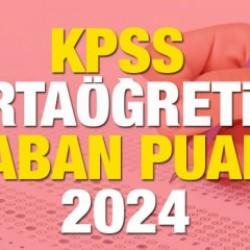 KPSS ortaöğretim taban puanı 2024! ÖSYM Kamu personeli kadroları