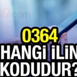 0364 hangi ilin alan kodu? 364 telefon kodu nerenin?
