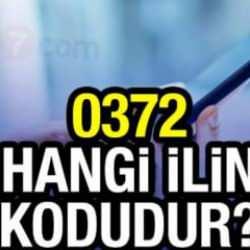 0372 numaralı telefon kodu hangi ile ait? 372 telefon kodu nereden geliyor?