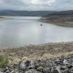 Bolu'daki Gölköy Baraj Gölü'nde su seviyesi düştü