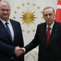 Cumhurbaşkanı Erdoğan, Ukrayna Dışişleri Bakanı'nı kabul etti