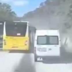 İETT otobüsü vatandaşa dehşeti yaşattı! O anlar böyle görüntülendi