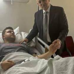 V&uuml;cudundan 4 kurşun &ccedil;ıkan TUSAŞ gazisi: B&ouml;yle hain saldırılarla bizleri yıldıramazlar