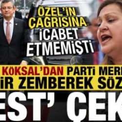 Özel'in 'Esenyurt' çağrısına icabet etmeyen CHP'li Köksal'dan zehir zemberek açıklama!