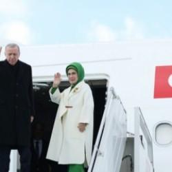 Cumhurbaşkanı Erdoğan Kırgızistan'a gitti