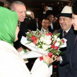 Cumhurbaşkanı Erdoğan Kırgızistan'da