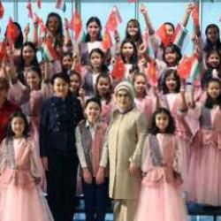 Emine Erdoğan, Kırgız Cumhuriyeti Milli Tarih Müzesi'ni ziyaret etti