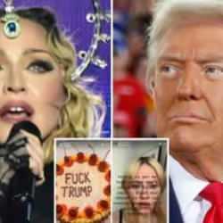 Madonna'dan Trump'a ağza alınmayacak küfür