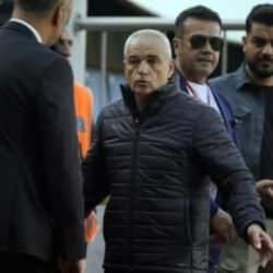 Rıza Çalımbay gördüğü kırmızı karta tepki gösterdi!
