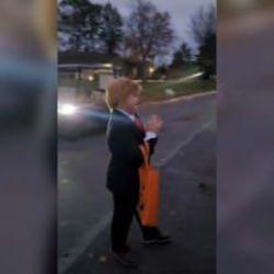 Trump'ın taklidini yapan çocuk sosyal medyanın dilinde!