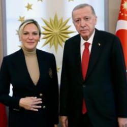 Cumhurbaşkanı Erdoğan, Türkiye Tenis Federasyonu Başkanı'nı kabul etti