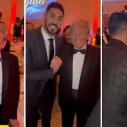 Trump zaferini FETÖ'cü Enes Kanter'le kutladı