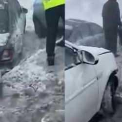 Kırşehir'de 9 araçlık zincirleme kaza! Çok sayıda yaralı var