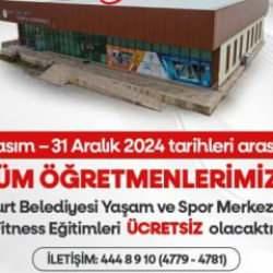 Yeşilyurt Belediyesinden öğretmenleri sevindiren haber 