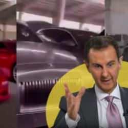 Devrik lider Esed'in garajında yok yok! 