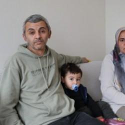 Kahramanmaraş'ta yaşayan depremzede çift yeni evine kavuştu!