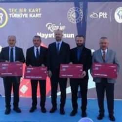 Rize'de 'Türkiye Kart' uygulaması başladı!