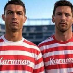 2. Lig ekibinden ilgi çeken Ronaldo ve Messi paylaşımı