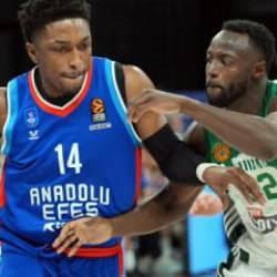 Anadolu Efes'ten Panathinaikos'a büyük fark!