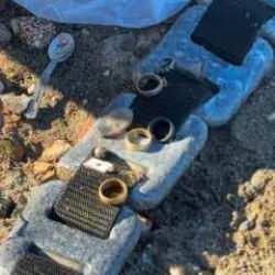 Denizde dedektörle altın arayan şüpheli, gözaltına alındı