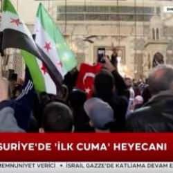 Emevi Camii'nde tarihi anlar! Cumhurbaşkanı Erdoğan'a duyulan sevgi böyle görüntülendi