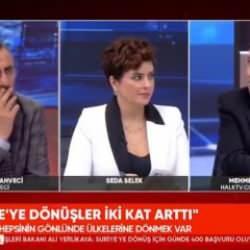 Halk TV'de canlı yayınında skandal anlar! Ter&ouml;r &ouml;rg&uuml;t&uuml;n&uuml; akladılar: PYD Suriye'nin g&uuml;c&uuml;