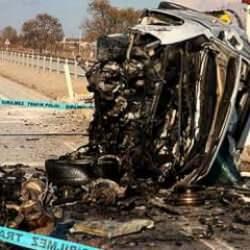 Konya'da feci kaza! Lüks araç paramparça oldu: 3 ölü