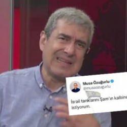 Tele1 sunucusunun Suriye hazımsızlığı! Skandal israil itirafı