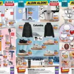 A101 26 Aralık akt&uuml;el &uuml;r&uuml;nler kataloğu! Stanley termos, dubai &ccedil;ikolatası, ayakkabı, mont, oyun konsolu