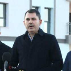 Bakan Kurum: Deprem bölgesinden elimizi hiçbir zaman çekmedik