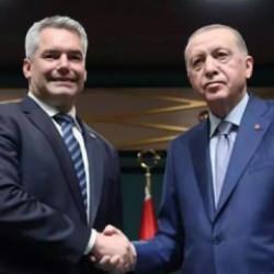 Başkan Erdoğan, Avusturya Başbakanı Nehammer ile görüştü