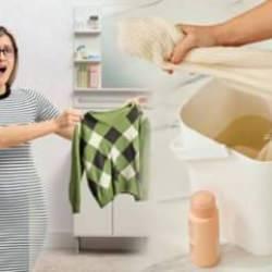 Her evde olan bu malzeme ile 30 dakikada makinede çeken kıyafetleri eski haline döndürün!