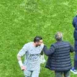 Maç sonu Trabzonsporlu futbolcular arasında gerginlik