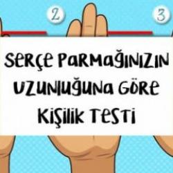 Serçe parmağınız ne kadar uzun? Serçe parmağınızın uzunluğuna göre kişilik testi ile kendinizi tanıyın!