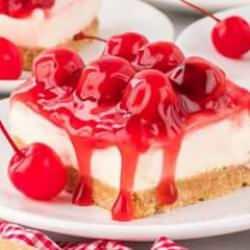 Yedikçe yediren tam ölçülü "Vişneli Cheesecake"