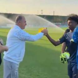 Fatih Terim yeni takımda ilk antrenmanını yaptırdı