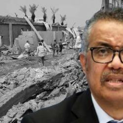 İsrail Yemen'e saldırdı! DSÖ Direktörü Ghebreyesus ölümden döndü