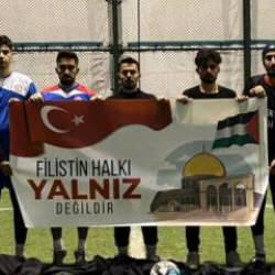 Kadı Burhaneddin Yurt Müdürlüğü öğrencilerinden Filistinli çocuklara destek