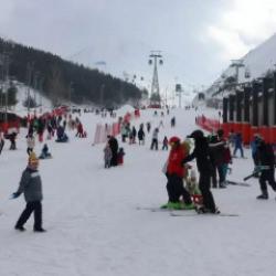 Soğuk havada en g&uuml;zel aktivite: G&ouml;n&uuml;llerince eğlendiler