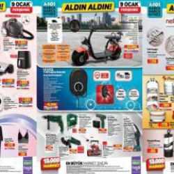 A101 9 Ocak akt&uuml;el &uuml;r&uuml;nler kataloğu! Darbeli matkap, testere, duvar tipi ısıtıcı, ara&ccedil; şarj istasyonu...