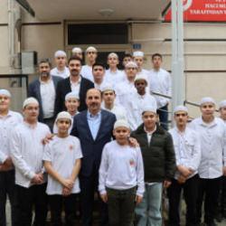 Başkan Altay yılın son g&uuml;n&uuml;nde hafızlık &ouml;ğrencileriyle buluştu