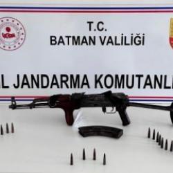 Evde kaçak piyade tüfeği bulundu!