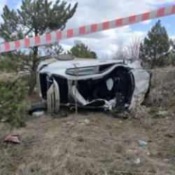 K&uuml;tahya'da feci kaza: 1 kişi hayatını kaybetti