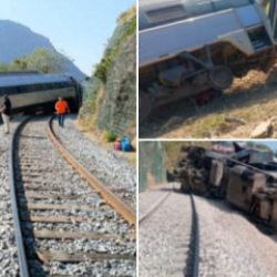 Meksika'da tren raydan &ccedil;ıktı: 13 &ouml;l&uuml;, 98 yaralı