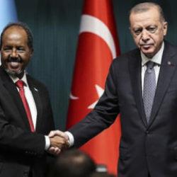 Son Dakika: Erdoğan ile Somali Cumhurbaşkanı Mahmud g&ouml;r&uuml;şmesi başladı