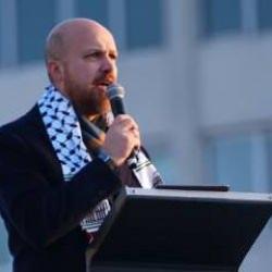 Tarihi mitingte tarihi mesaj! Bilal Erdoğan: İsrail bu soykırımı yalnız başına yapmıyor!